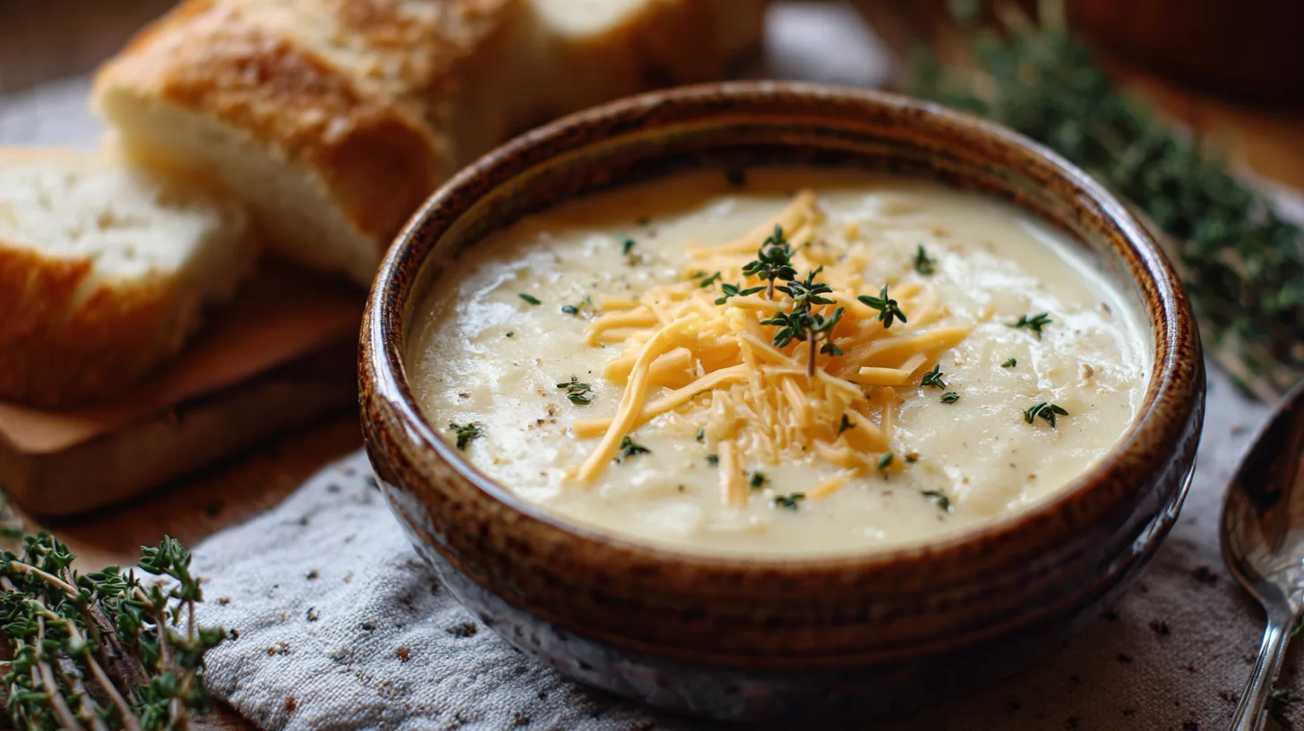 thatCheddar Garlic Herb Potato Soup | Cozy & Creamy Comfort Food: 5 Reasons to Love It!