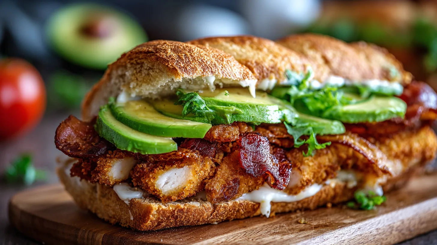 thatChicken Bacon Avocado Sandwich – Creamy, Crispy, and Irresistibly Satisfying: 5 Reasons You’ll Love It!
