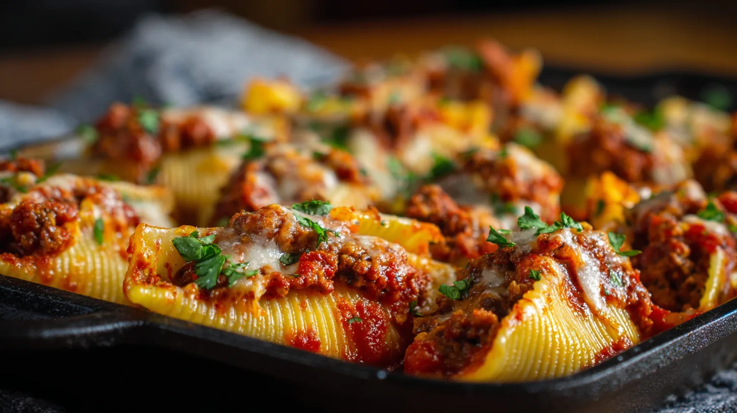thatClassic Italian Stuffed Shells with Ground Beef - Pure Comfort Food! 5 Reasons to Make This Recipe Tonight!