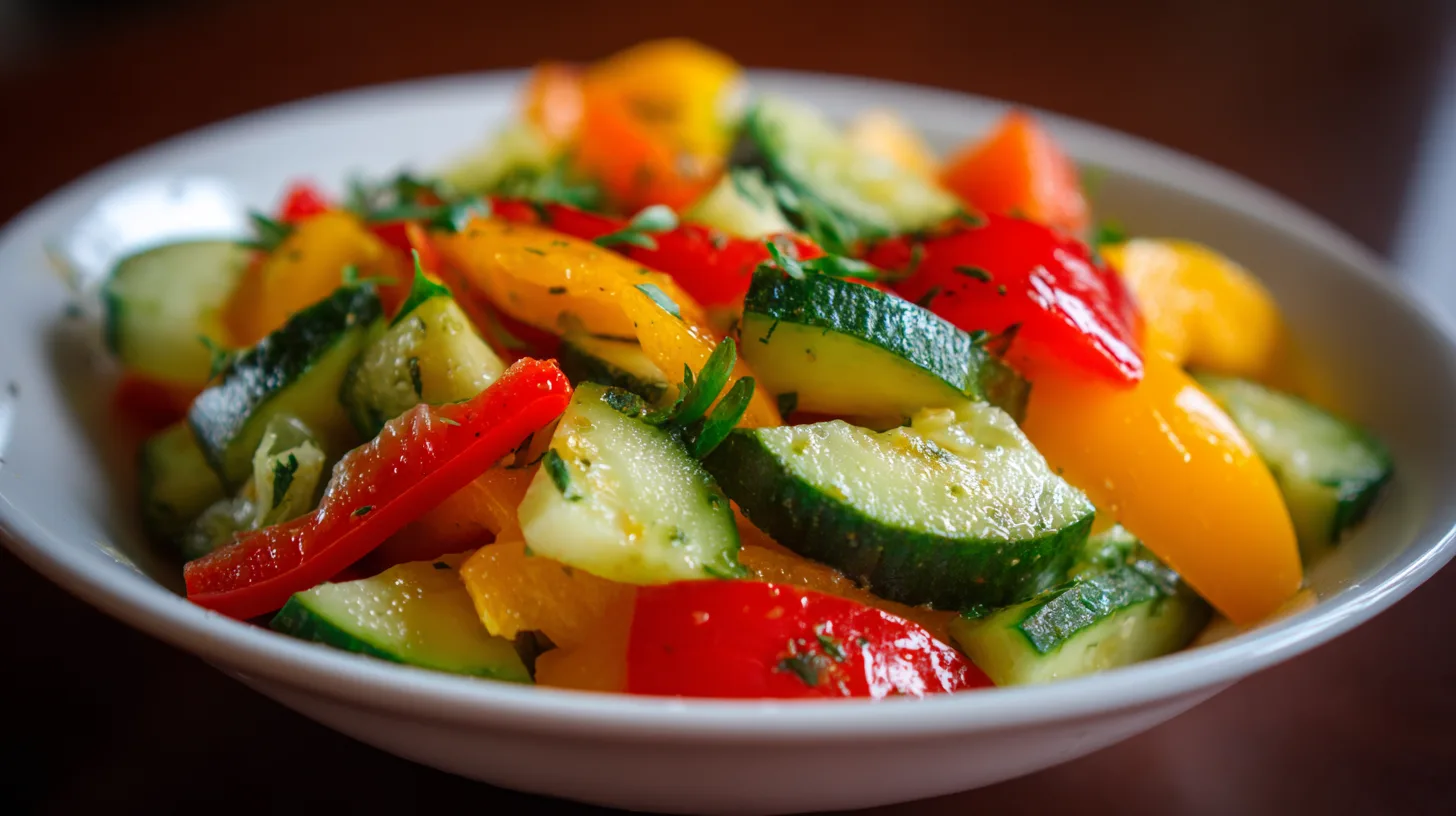 thatCucumber And Sweet Pepper Salad: 5 Refreshing Recipes to Try!