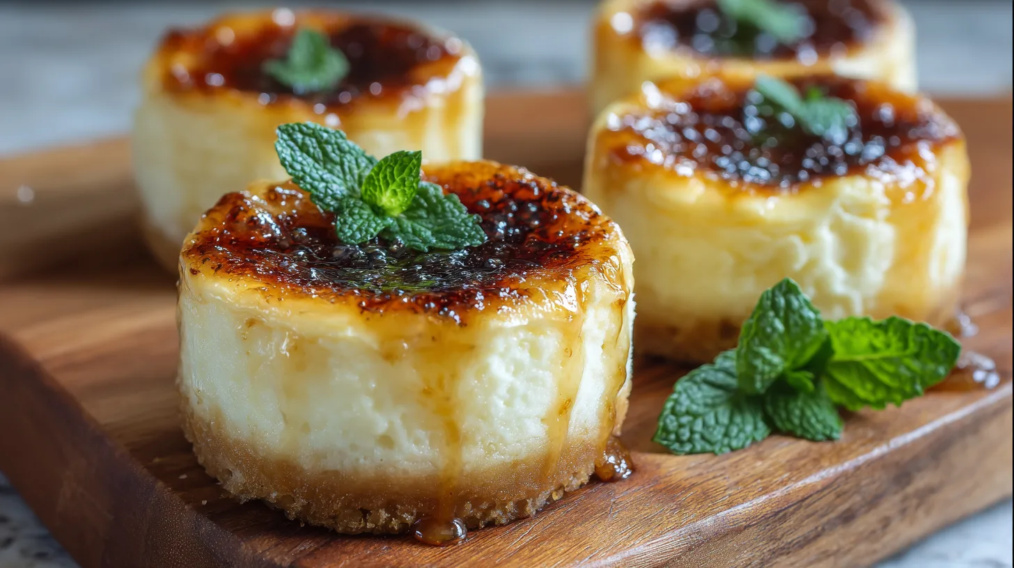 thatMini Crème Brûlée Cheesecakes A Decadent Dessert Recipe for Beginners: 5 Simple Steps to Delight!