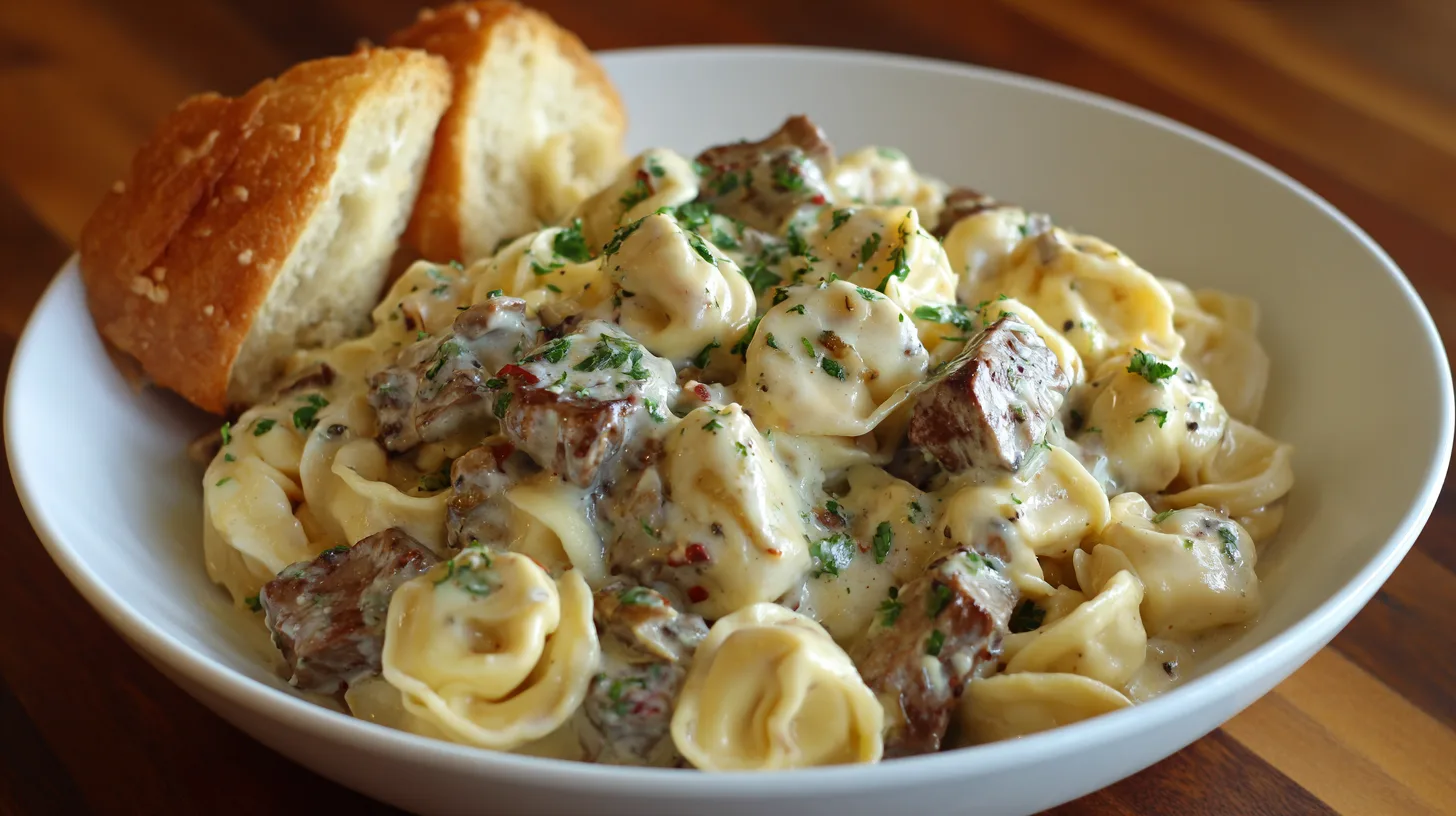 thatCreamy Cheesesteak Tortellini in Provolone Sauce: 5 Must-Try Tips!